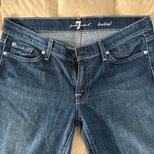 7 For All Mankind Women's Indigo Bootcut Jeans